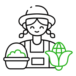 agricultor icono