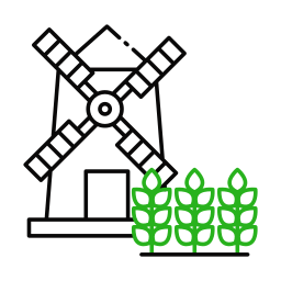 Flour mill icon