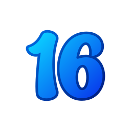 número 16 Ícone