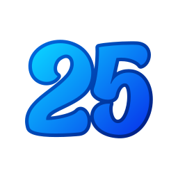 número 25 Ícone