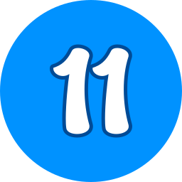 numéro 11 Icône