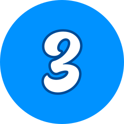 numero 3 icona