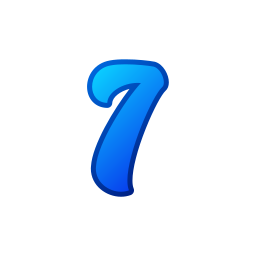 숫자 7 icon