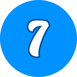 numero 7 icono