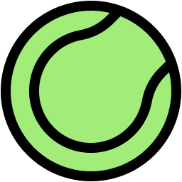 Tennis ball icon