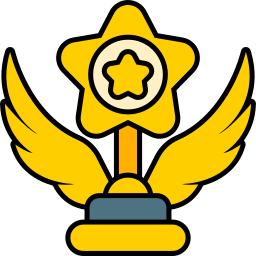 troféu estrela Ícone