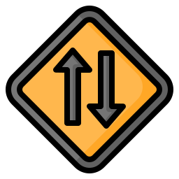 due strade icona