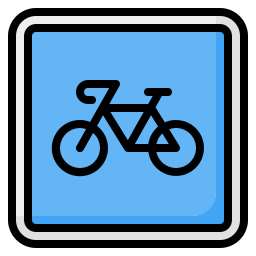 Cycle lane icon