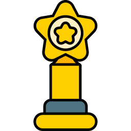 stella del trofeo icona