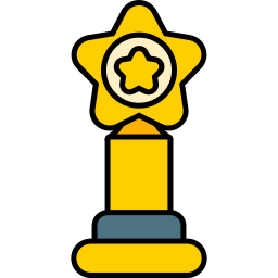 troféu estrela Ícone