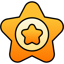 distintivo de estrela Ícone