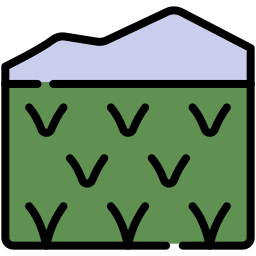Рисовое поле иконка