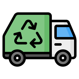 Garbage truck icon