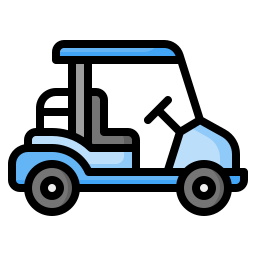 Golf cart icon