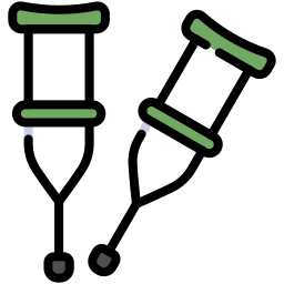 Crutches icon