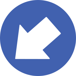 Left and down icon