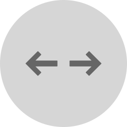 links en rechts pijlen icoon