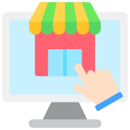 Online marketplace icon