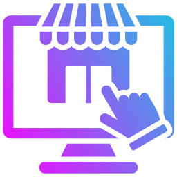 Online marketplace icon
