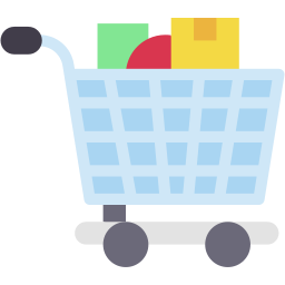 Grocery cart icon