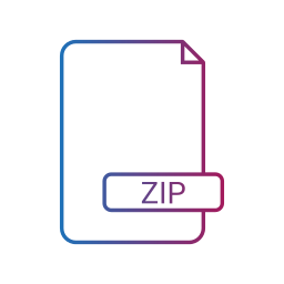 archivo zip icono