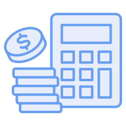 Financial calculation icon