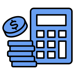 Financial calculation icon