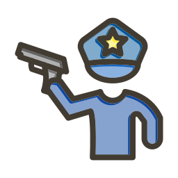 poliziotto icona