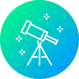 télescope Icône