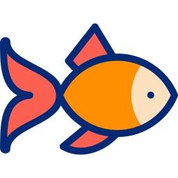 Gold fish icon