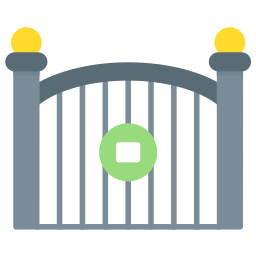 Security gate icon