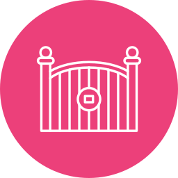 cancello di sicurezza icona