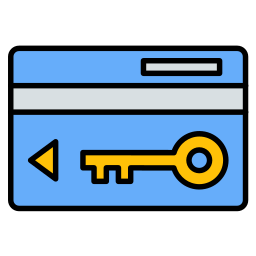 clave de la tarjeta icono