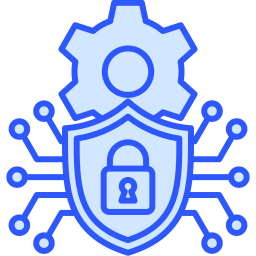 la seguridad cibernética icono