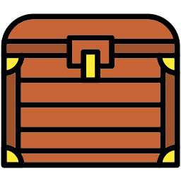 scatola del tesoro icona