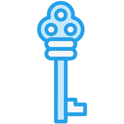 Medieval key icon