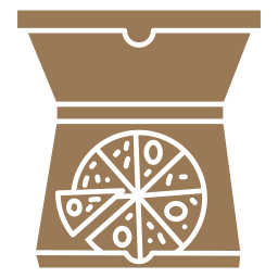 Pizza box icon