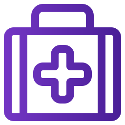 First aid kit icon