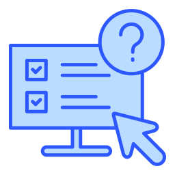 Online survey icon