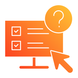 Online survey icon