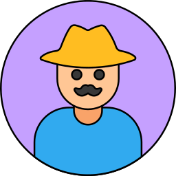 agricultor icono