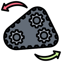 cinghia di distribuzione icona