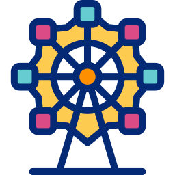 Ferris wheel icon