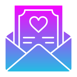 Wedding invitation icon