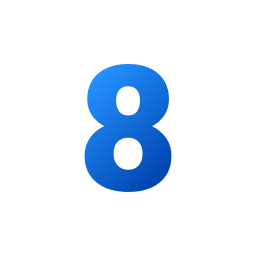 Number 8 icon