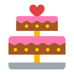 Wedding cake icon