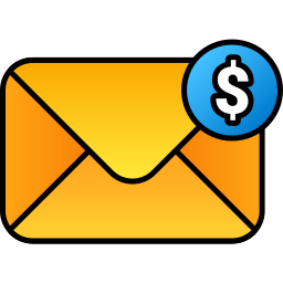 Dollar envelope icon