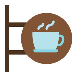 segno della caffetteria icona