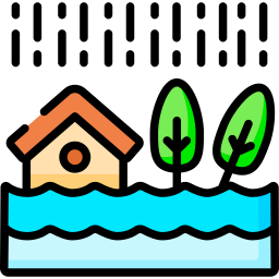 inundación icono