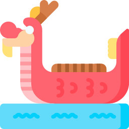festival del bote del dragón icono